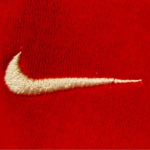 Men's Nike size large red zip up hoodie - Picture 4 of 5